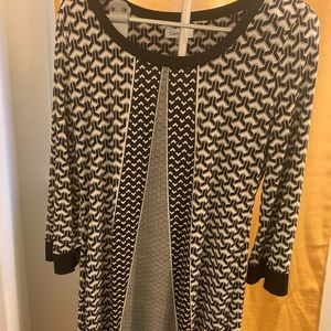 Black and white dress